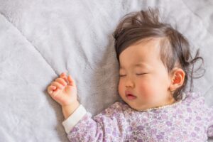 赤ちゃんが寝ている様子